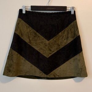 REVOLVE ASTR Suede Mini Skirt